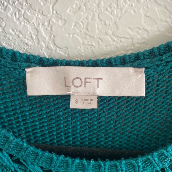 Loft sweater tank emerald green size small - Picture 4 of 6